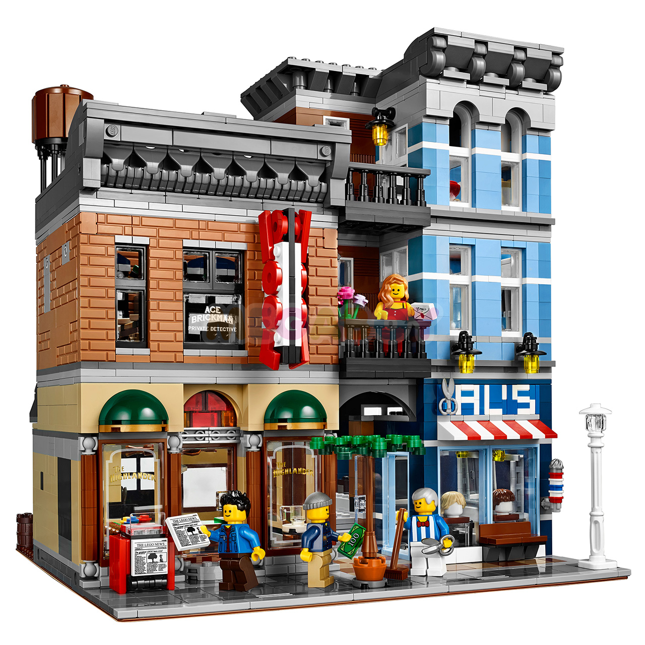 Gering gazon legaal LEGO Detectivekantoor 10246 - Stapel-Gek LEGO verhuur